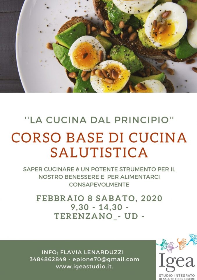 Corso Base Di Cucina Naturale Igea Studio Udine